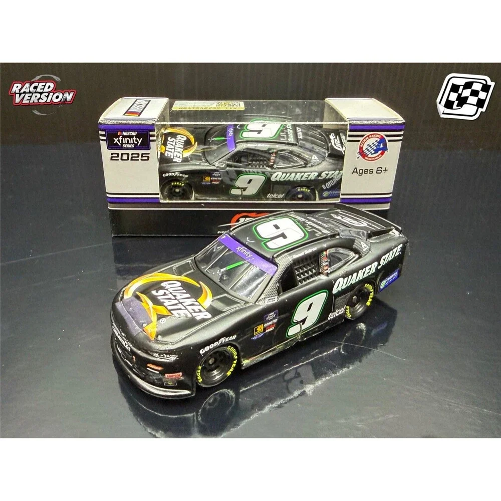 2025 Daniel Suarez 1:64 #9 Quaker State Mexico City Win NASCAR Diecast